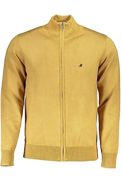 U.S. GRAND POLO Strickpullover Herren-Cardigan Gelb: Stylische Strickjacke günstig online kaufen
