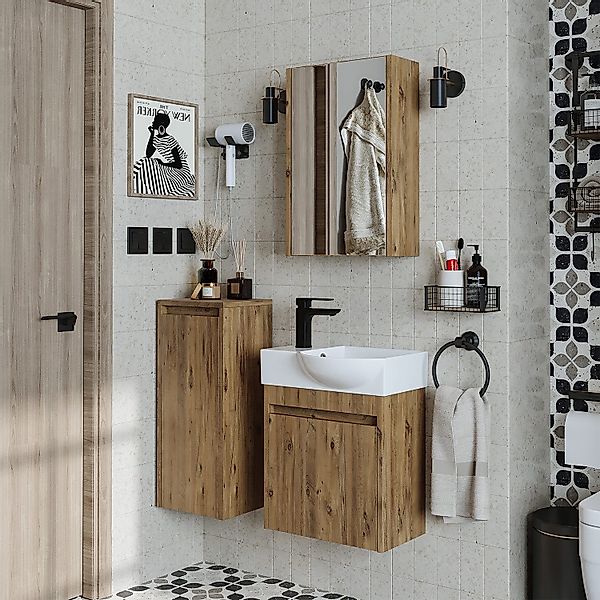 Roomart Badmöbel-Set LEO, (Badmöbelset Unterschrank mit günstig online kaufen