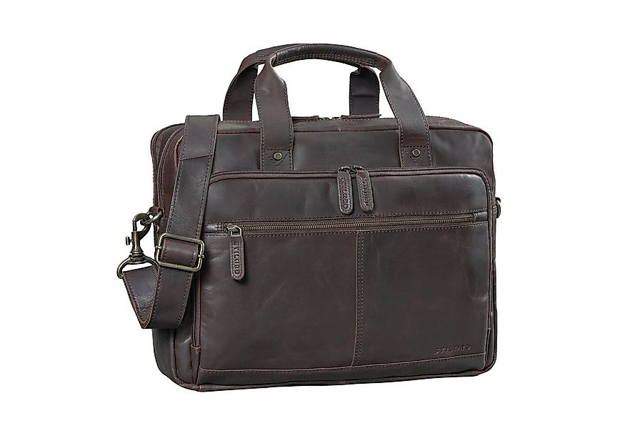 STILORD Laptoptasche "Ronan" Premium Business Aktentasche Herren Leder Groß günstig online kaufen