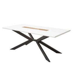 Küchen Tisch mit Spider Gestell 100 cm tief - 76 cm hoch günstig online kaufen