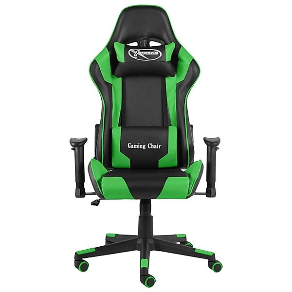 vidaXL Gaming-Stuhl Drehbar Grün PVC Modell 2 günstig online kaufen