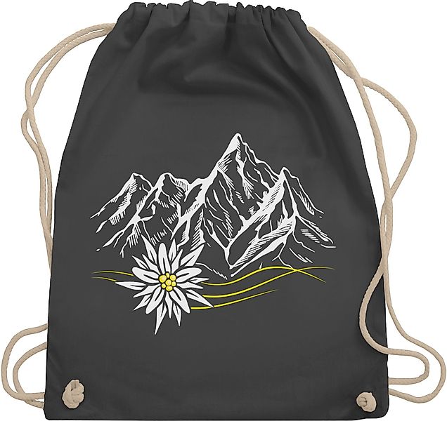 Shirtracer Turnbeutel Edelweiß Berge Wandern Wanderlust günstig online kaufen