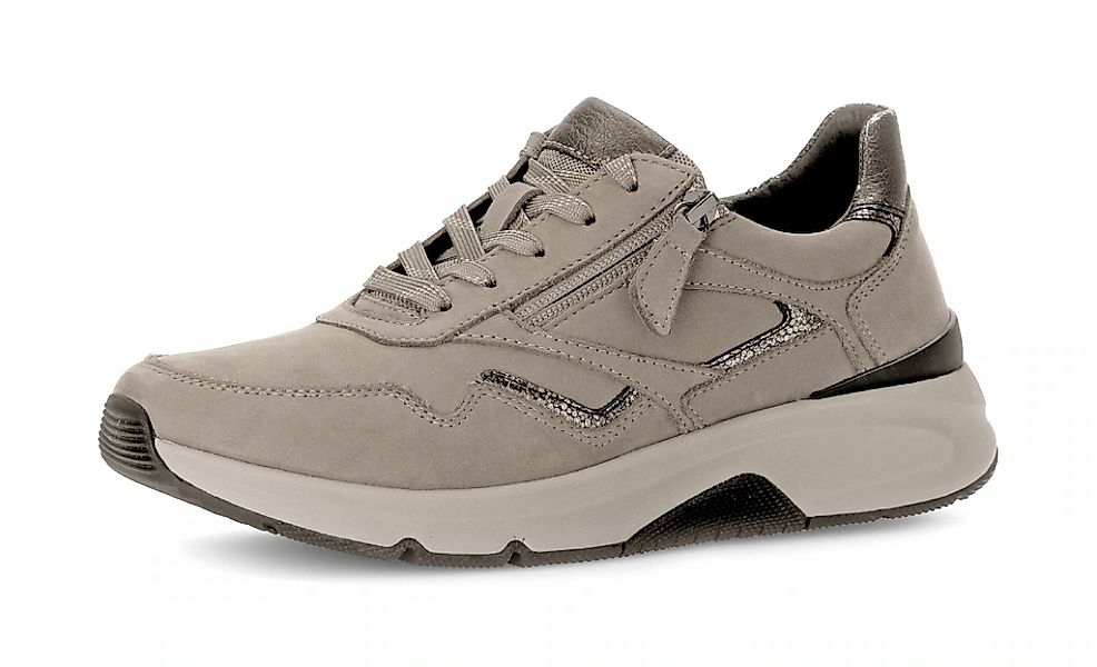 Gabor Rollingsoft Plateausneaker, Schnürschuh, Halbschuh mit der typischen günstig online kaufen