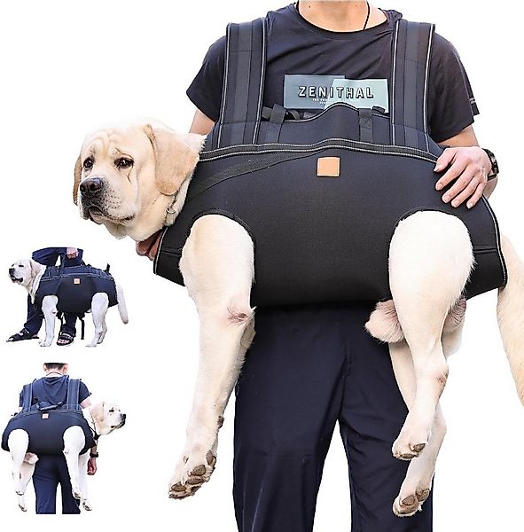 FELIXLEO Hunde-Geschirr Hundegeschirr Tragehilfe Ganzkörper mit Griff bis 3 günstig online kaufen