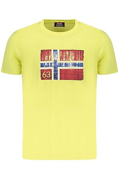 NORWAY 1963 T-Shirt Herren Kurzarm T-Shirt Gelb - Nordischer Stil mit günstig online kaufen