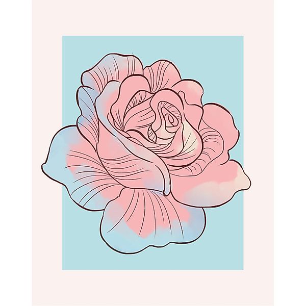 Komar Bild "Cinderella Rose" Disney 1 Stk. tlg. Wandbild zur Dekoration im günstig online kaufen