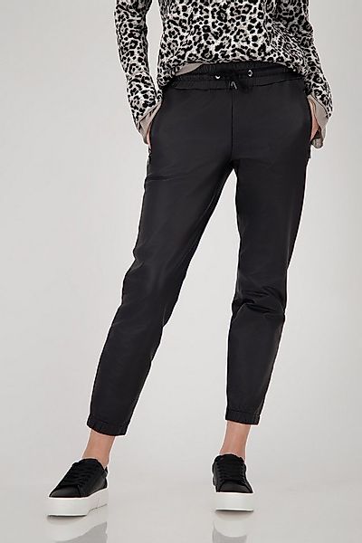 Monari Lederimitathose Hose Lederoptik Mit gerader Beinform günstig online kaufen