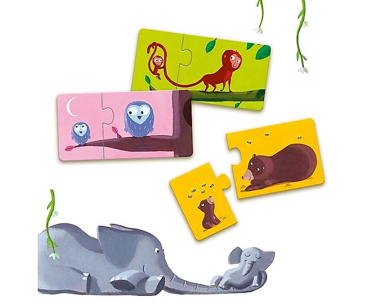 DJECO Puzzle Lernspiel Puzzle Duo Assoziationsspiel für Kinder ab 2 Jahren, günstig online kaufen