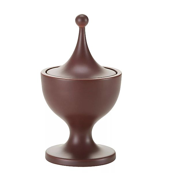 Vitra - Ceramic Containers No.2 Dekoobjekt - dunkle aubergine/H 25cm / Ø 13 günstig online kaufen