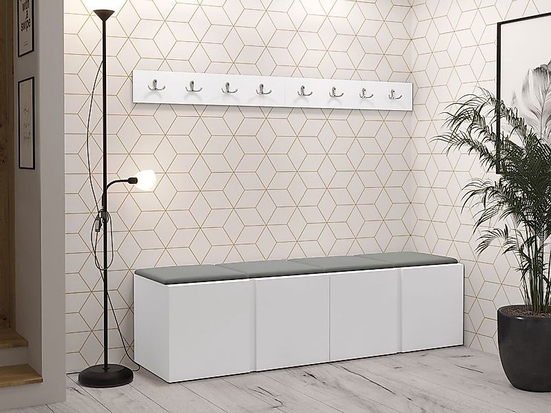 MIRJAN24 Garderoben-Set Orion VII, (Komplett-Set, 2x Schuhschrank, 2x Kleid günstig online kaufen