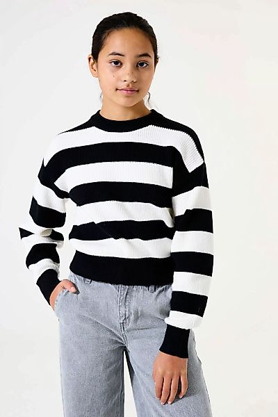Garcia Strickpullover mit Streifen Muster günstig online kaufen
