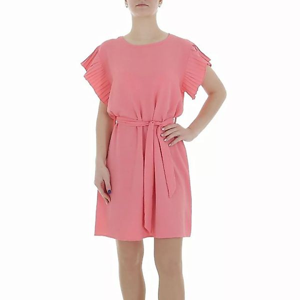 Ital-Design Sommerkleid Damen Freizeit (86164427) Kreppoptik/gesmokt Minikl günstig online kaufen
