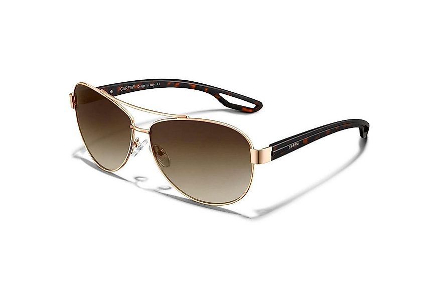 LuxusKollektion Pilotenbrille Sonnenbrille Retro Polarisiert Rahmen Braun S günstig online kaufen