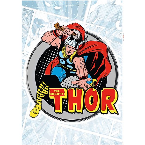 Komar Wandtattoo "Thor Comic Classic - Größe 50 x 70 cm" selbstklebend, Wan günstig online kaufen
