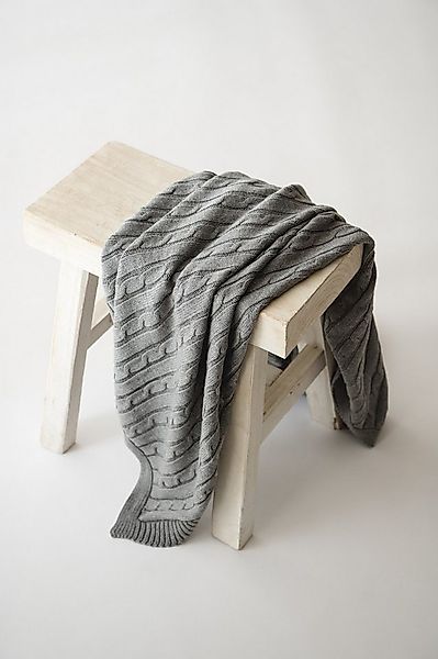 Babydecke Cable Knitt Babydecke Strick, Kaiser günstig online kaufen