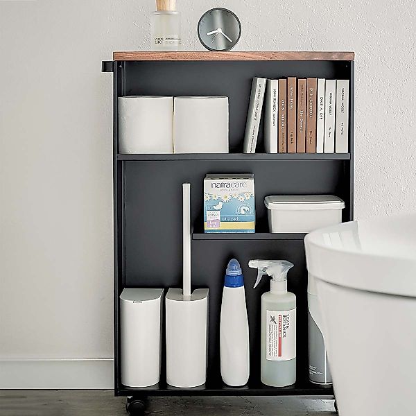 Yamazaki Badregal "Tower" schmal, Toilettenpapier Aufbewahrung günstig online kaufen
