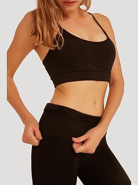 C&CITY Leggings Damen Thermo Plüsch Leggings günstig online kaufen