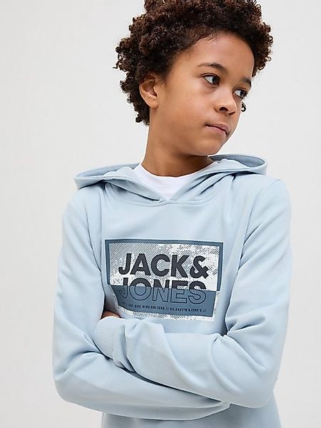 Jack & Jones Junior Hoodie JCOLOGAN SS24 PRINT SWEAT HOOD SN JNR günstig online kaufen