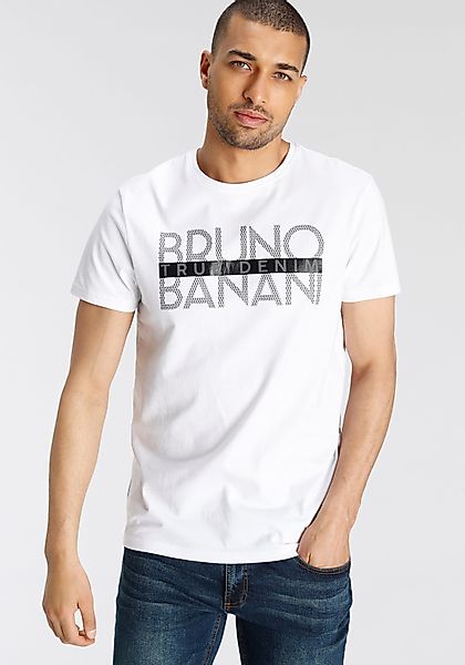 Bruno Banani T-Shirt kurzärmelig, schmal geschnitten, bedruckt, aus Baumwol günstig online kaufen