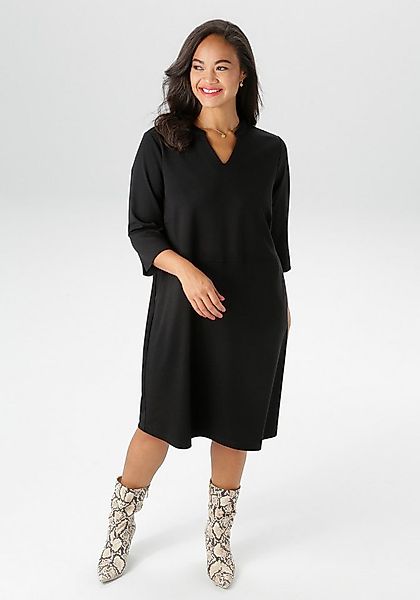 Aniston PLUS Jerseykleid mit praktische Eingrifftaschen günstig online kaufen