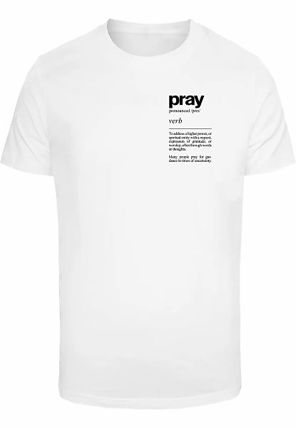 MisterTee T-Shirt "MisterTee Herren Pray Definition Tee", (1 tlg.) günstig online kaufen