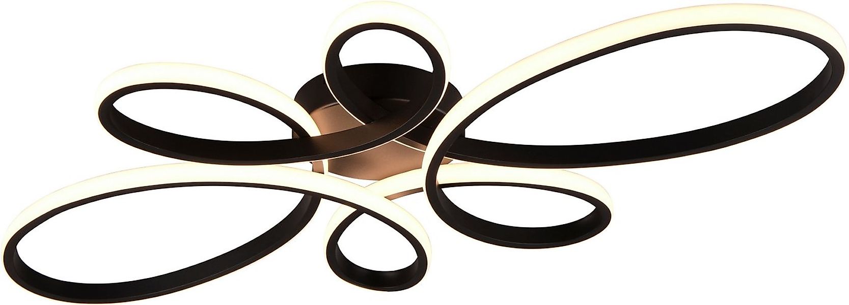 TRIO Leuchten LED Deckenleuchte FLY, Deckenlampe LED 32W 3900 Lumen warmwei günstig online kaufen