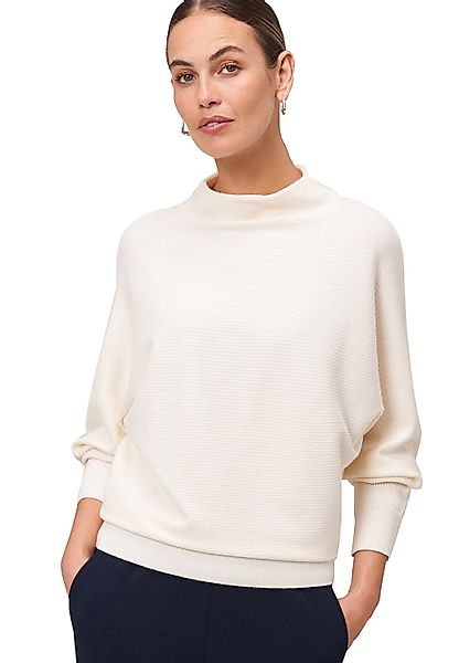 Zero Strickpullover "Damen strukturiert mit Stehkragen" 1 Stk. Plain/ohne D günstig online kaufen