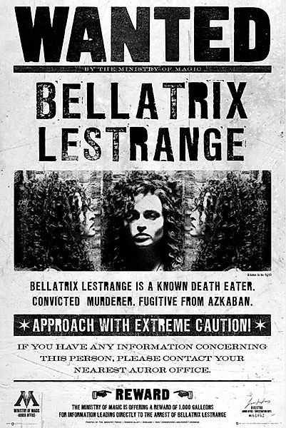 Poster Harry Potter - Poster - Bellatrix günstig online kaufen