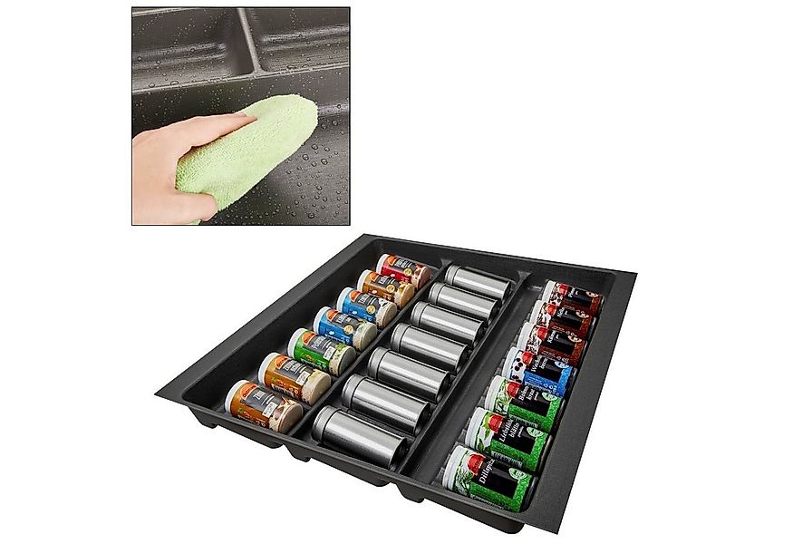 SO-TECH® Besteckeinsatz ORGA-BOX III Leinwandstil für Nobilia ab 08/2012 günstig online kaufen