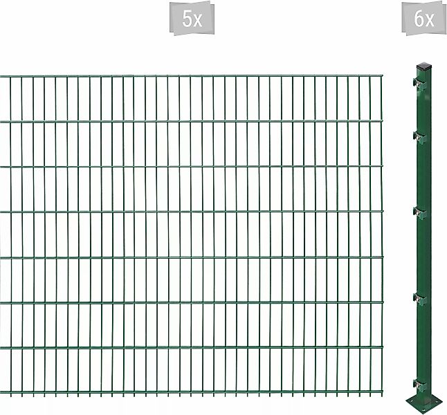 Arvotec Doppelstabmattenzaun "ESSENTIAL 143 zum Aufschrauben", Zaunhöhe 143 günstig online kaufen