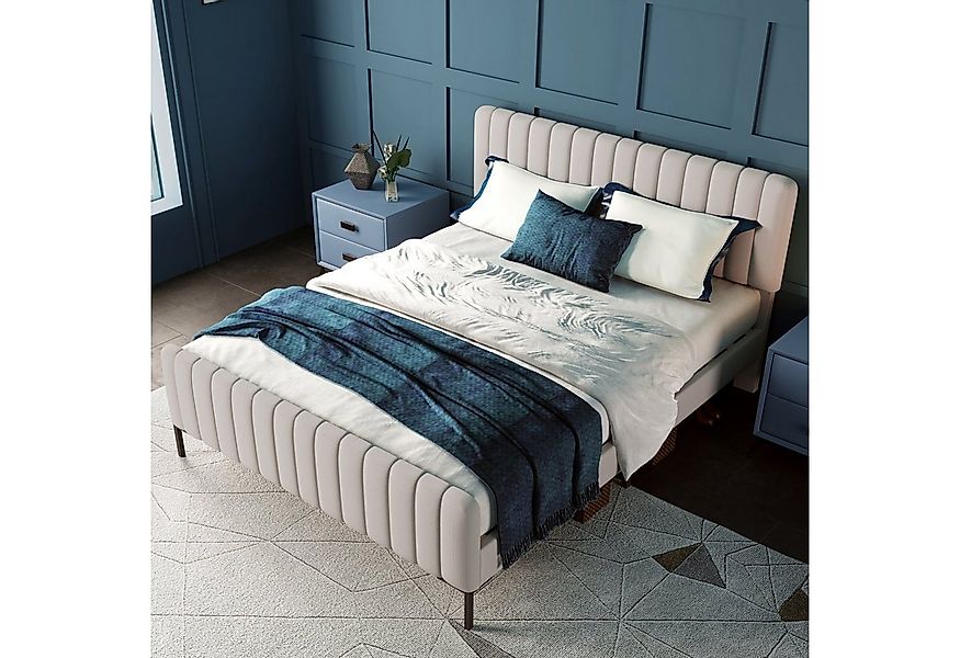 HAUSS SPOLE Polsterbett Doppelbett Holzbett Polsterbett Bettrahmen (160 x 2 günstig online kaufen