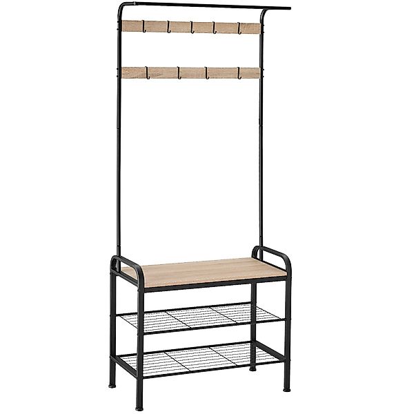 tectake Garderobe Wichita, Industrial Style günstig online kaufen