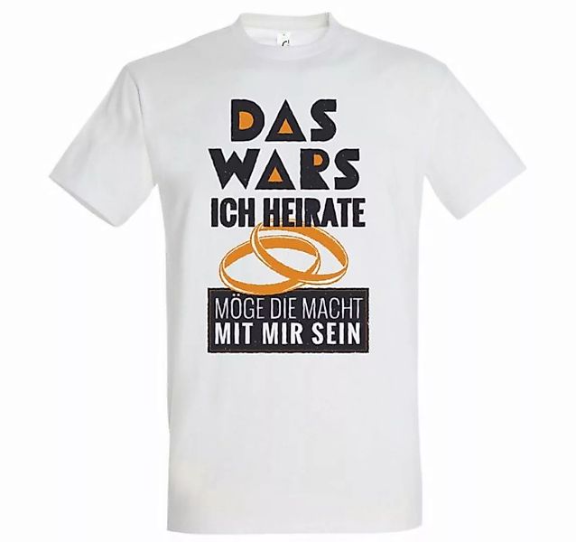 Youth Designz T-Shirt Das Wars Ich Heirate Herren Shirt mit lustigem Frontp günstig online kaufen