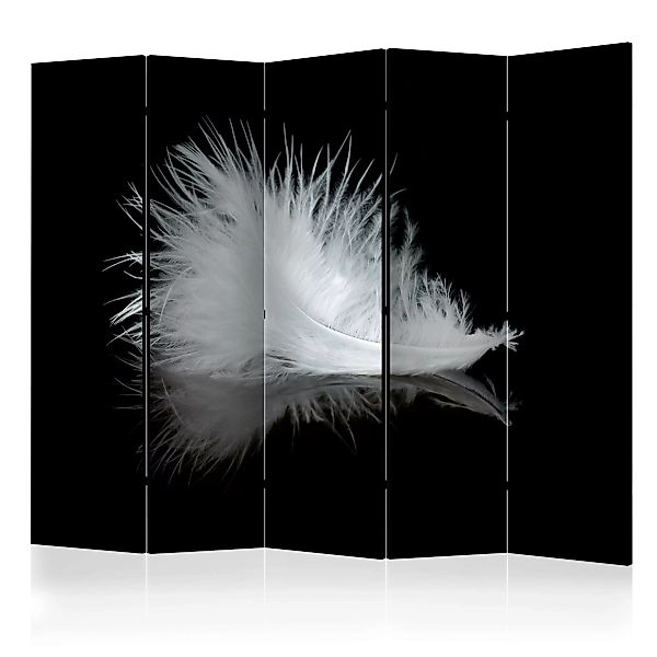 5-teiliges Paravent - White Feather Ii [room Dividers] günstig online kaufen