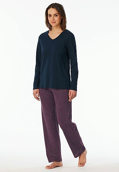 uncover by SCHIESSER Schlafanzug "Uncover Nightwear" 2 Stk. tlg., Baumwolle günstig online kaufen