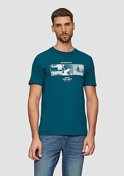 s.Oliver Kurzarmshirt T-Shirt mit Crew Neck günstig online kaufen