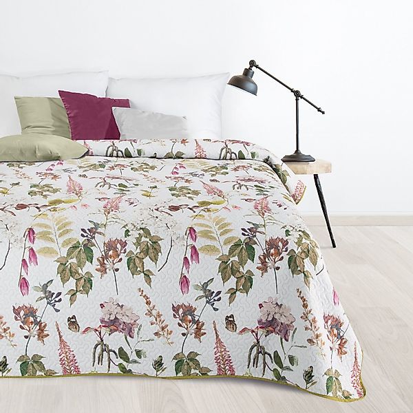 Design91 Tagesdecke Tropical, Palmen Muster Grüne günstig online kaufen