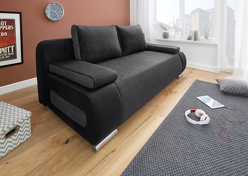 COLLECTION AB Schlafsofa "Moritz" mit Bettfunktion und Bettkasten, komforta günstig online kaufen