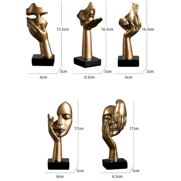 Coonoor Skulptur Akzentkunst Frau Gesicht Statue günstig online kaufen