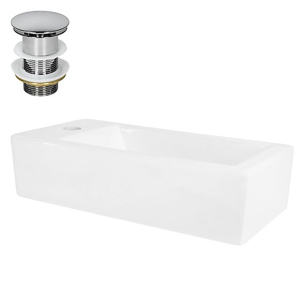 LuxeBath Waschbecken Aufsatzwaschbecken aus Keramik für günstig online kaufen