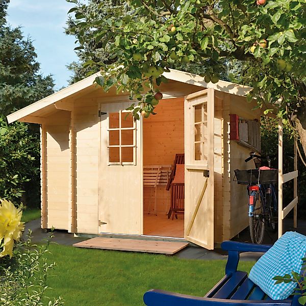 Kiehn-Holz Gartenhaus "Schwarze Berge" günstig online kaufen