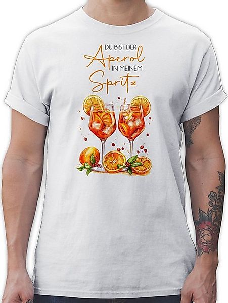 Shirtracer T-Shirt Du bist der Aperol in meinem Spritz, Accessoires Aperol günstig online kaufen