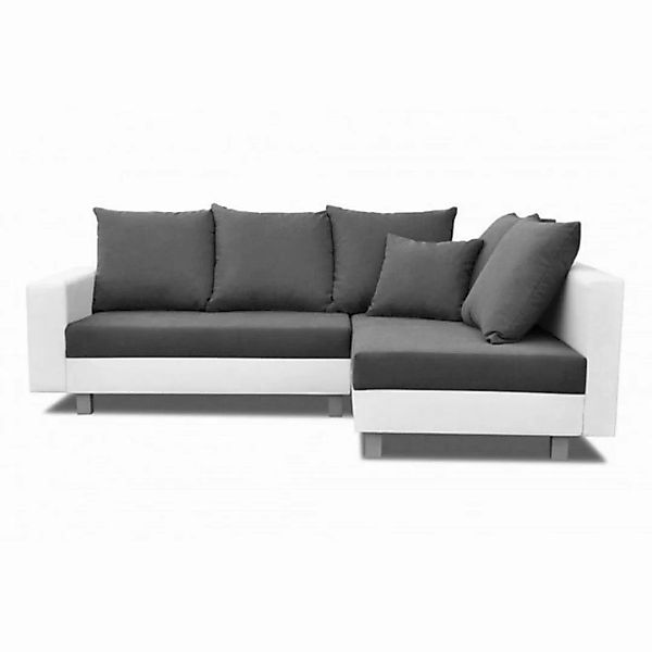 JVmoebel Sofa Designer Grau-weißes Ecksofa Moderner Stil Brandneue Couch Ne günstig online kaufen