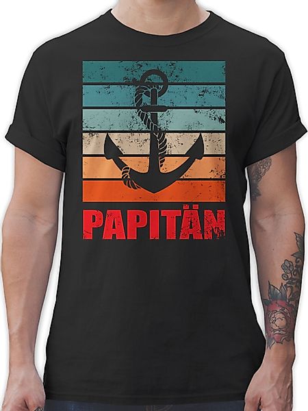 Shirtracer T-Shirt Papitän Papa Kapitän Geschenk günstig online kaufen
