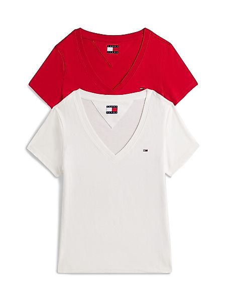 Tommy Jeans T-Shirt TJW 2PACK V-NECK günstig online kaufen