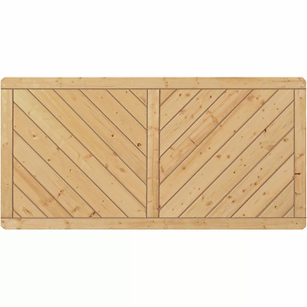 T & J Sichtschutzzaun Classic-Serie-Diagonal 180 x 90 cm günstig online kaufen