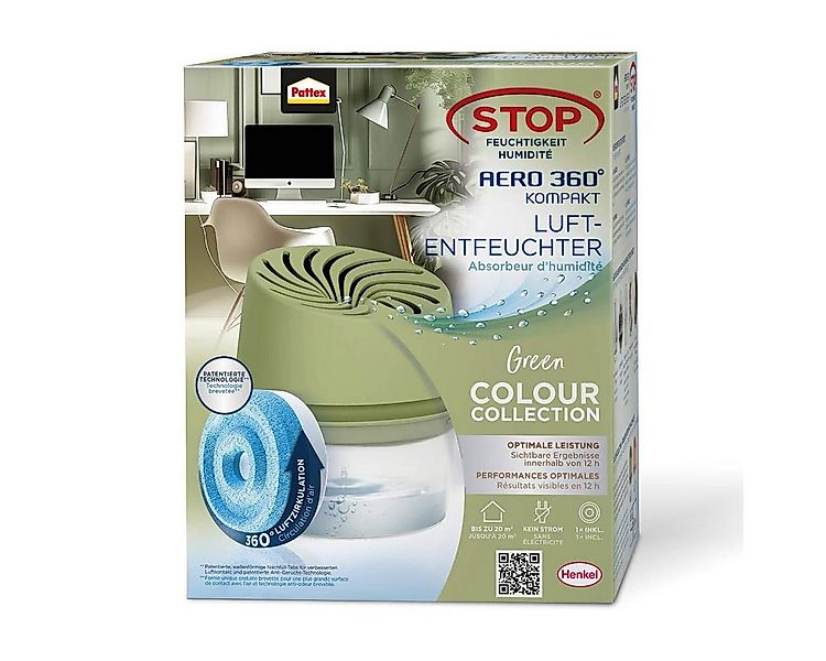 Pattex Luftentfeuchter AERO 360° Luftentfeuchter, bis zu 90 Tage Wirkungsda günstig online kaufen