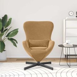 vidaXL Sessel Eiersessel Braun 63 x günstig online kaufen
