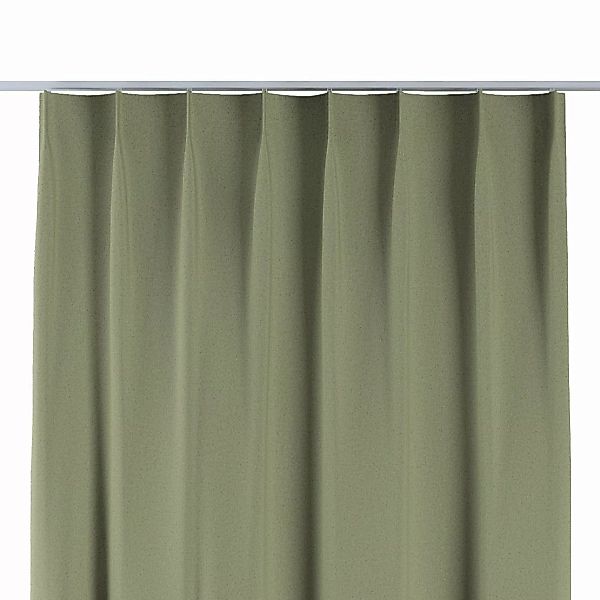Vorhang mit flämischen 1-er Falten, grün, Blackout Soft (269-23) günstig online kaufen