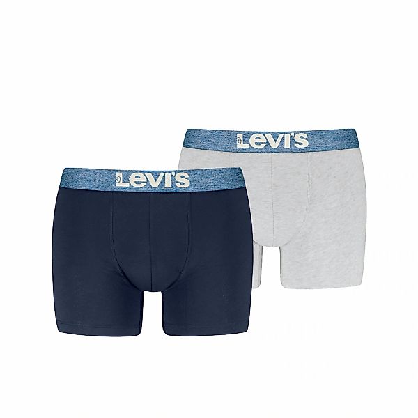 Levis Boxershorts "LEVIS MEN MEL WB BOXER BRIEF ORG CO 2P", (2er Pack), mit günstig online kaufen